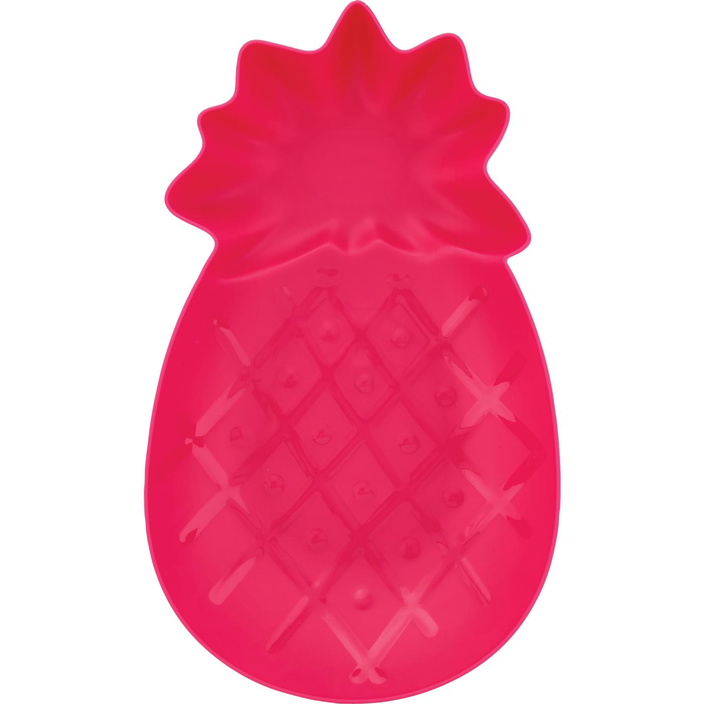 Destination Holiday Pineapple Tray - Pink; image 1 of 2