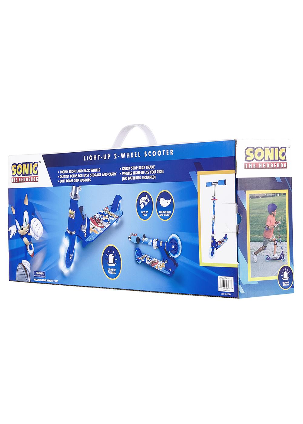 Sonic The Hedgehog Light-Up 2-Wheel Scooter; image 2 of 2