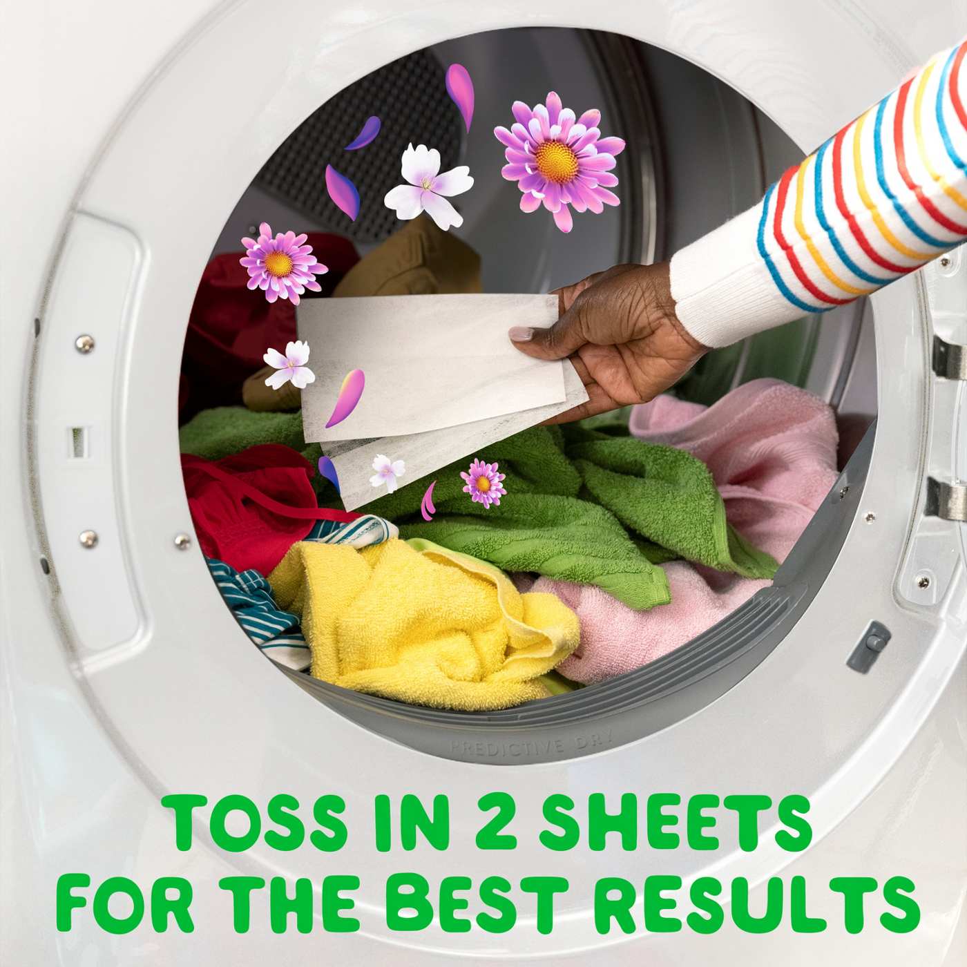 Gain Dryer Sheets Laundry Fabric Softener Sheets with 2-in-1 Aromaboost Plus Softness -  Moonlight Breeze Scent; image 4 of 9