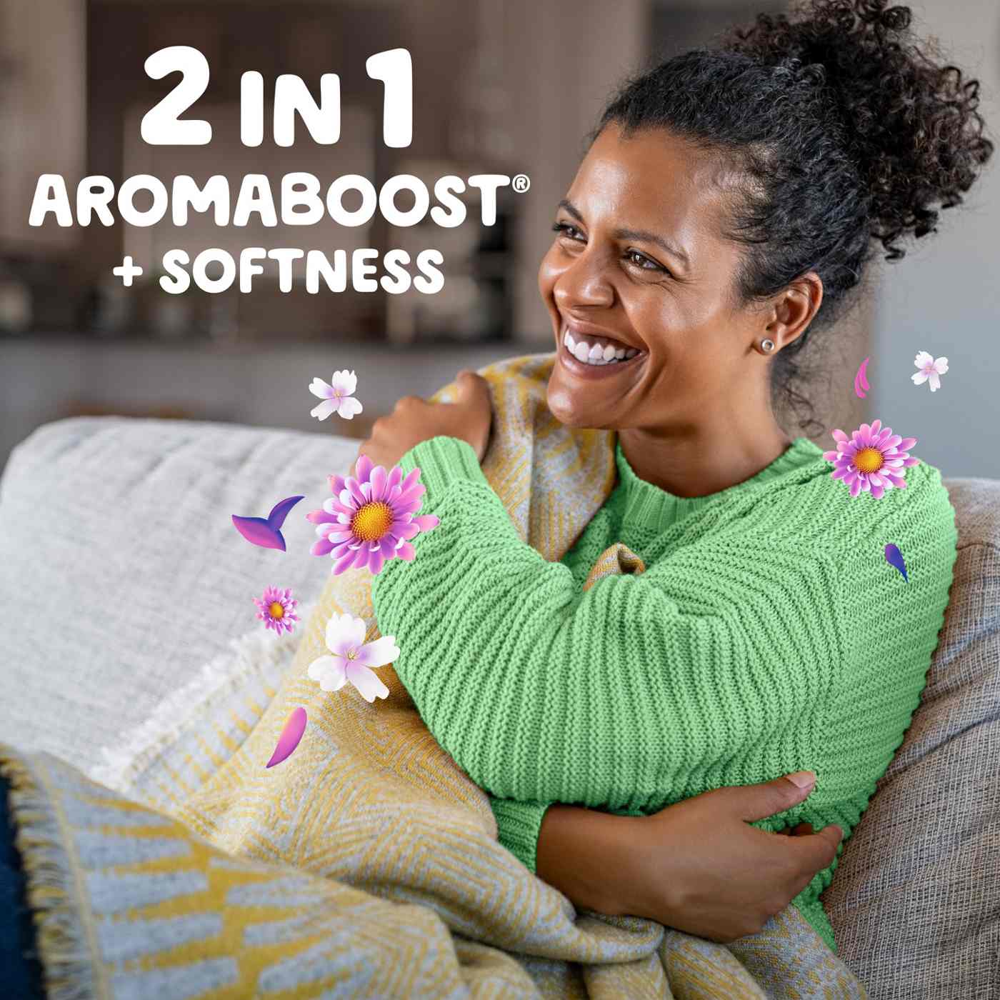 Gain Dryer Sheets Laundry Fabric Softener Sheets with 2-in-1 Aromaboost Plus Softness -  Moonlight Breeze Scent; image 6 of 9