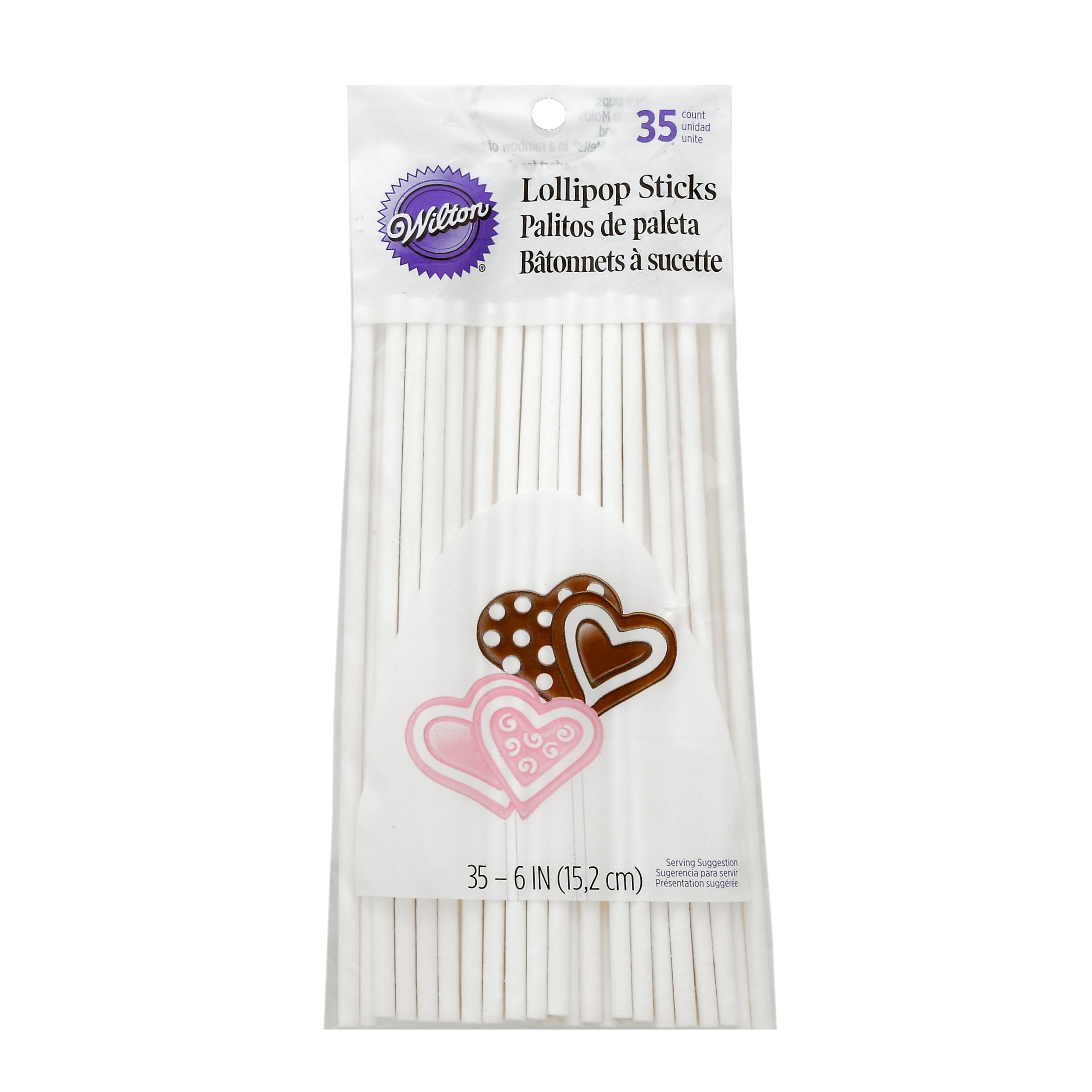 Wilton White 6-Inch Lollipop Sticks - Shop Icing & Decorations at H-E-B