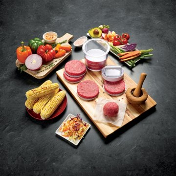 Mr. Bar-B-Q Burger On The Go, 5.79'' x 5.79'' x 4.61''