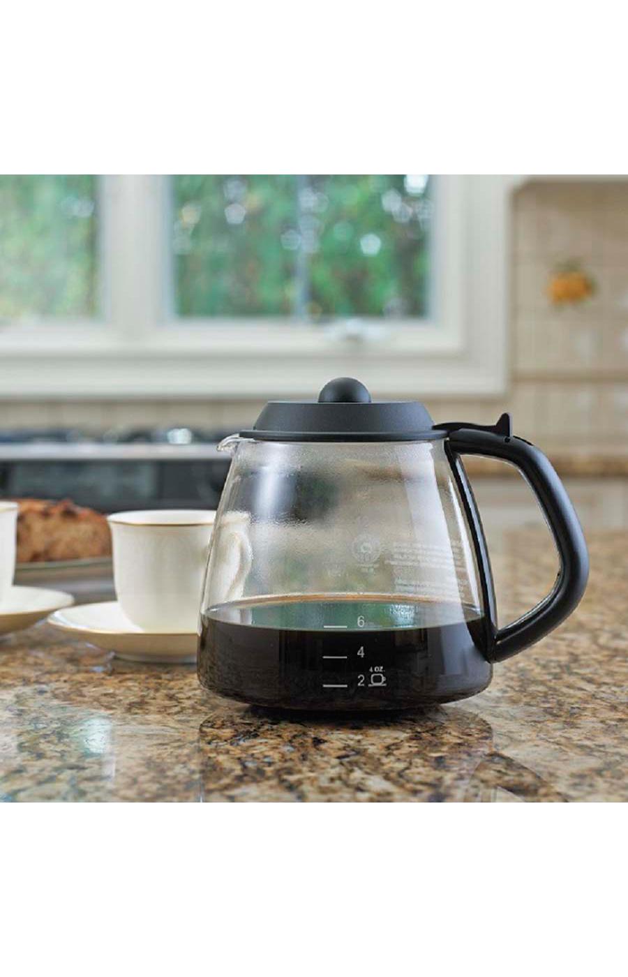 Cafe Brew Glass Universal Replacement Carafe 12 Cup