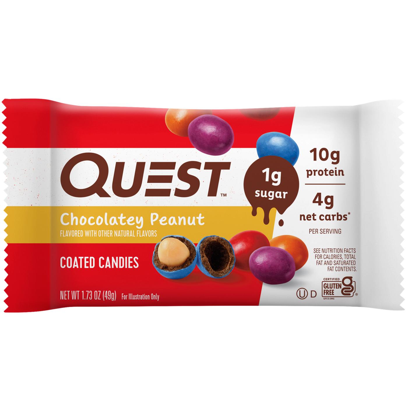 Quest Chocolatey Peanut Coated Candies; image 1 of 2