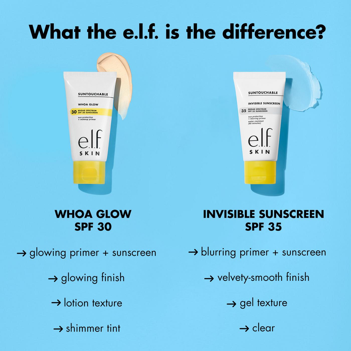 e.l.f. SKIN Suntouchable Invisible Sunscreen SPF 35; image 9 of 9