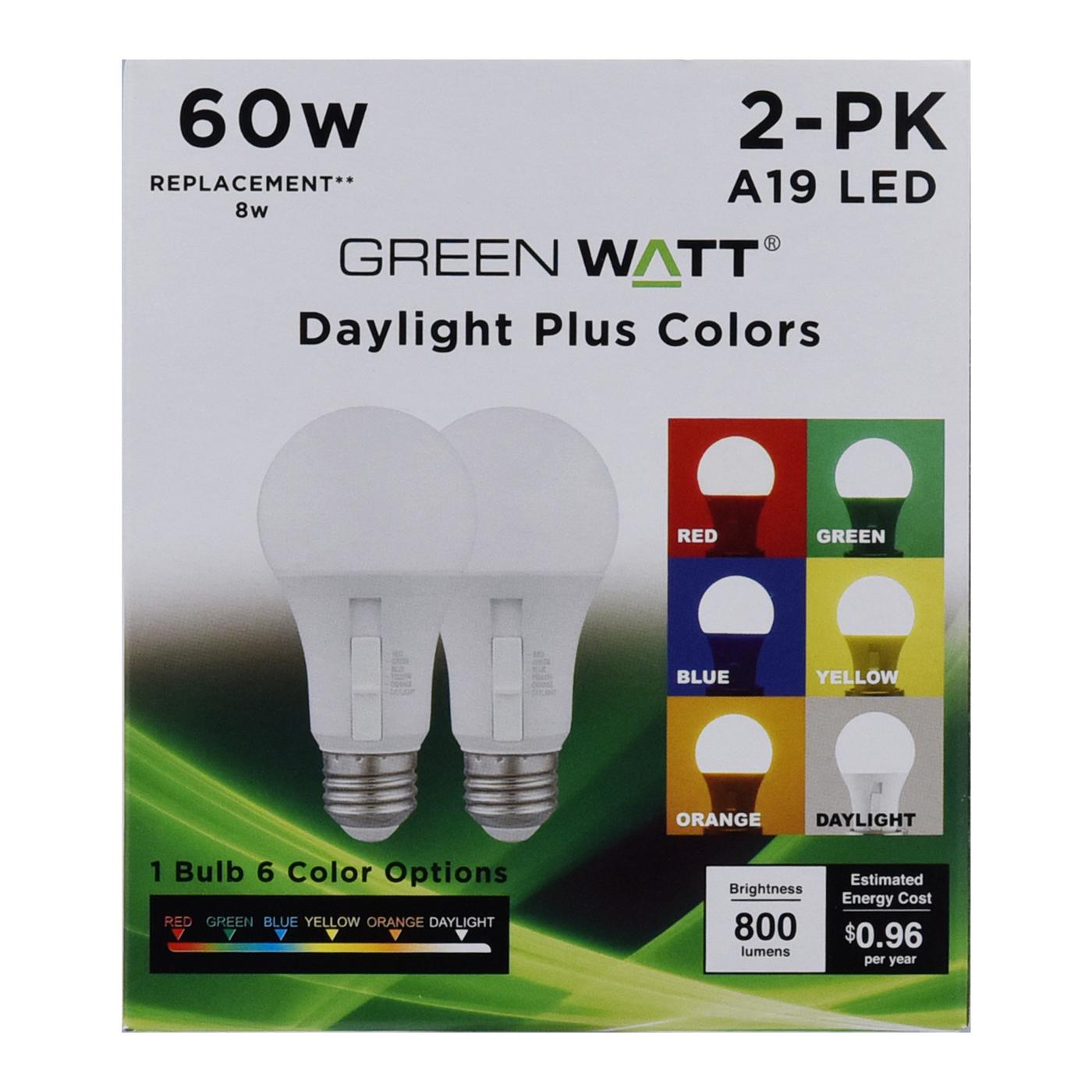 Destination Holiday GW RGB Color Changing A19 Bulb; image 1 of 3