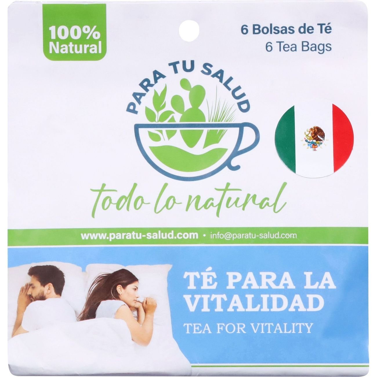 Para Tu Salud Herbal Tea Bags For Vitality - Shop Tea at H-E-B