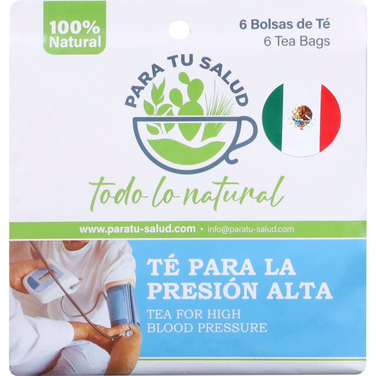 Para Tu Salud Herbal Tea Bags For High Blood Pressure - Shop Tea at H-E-B