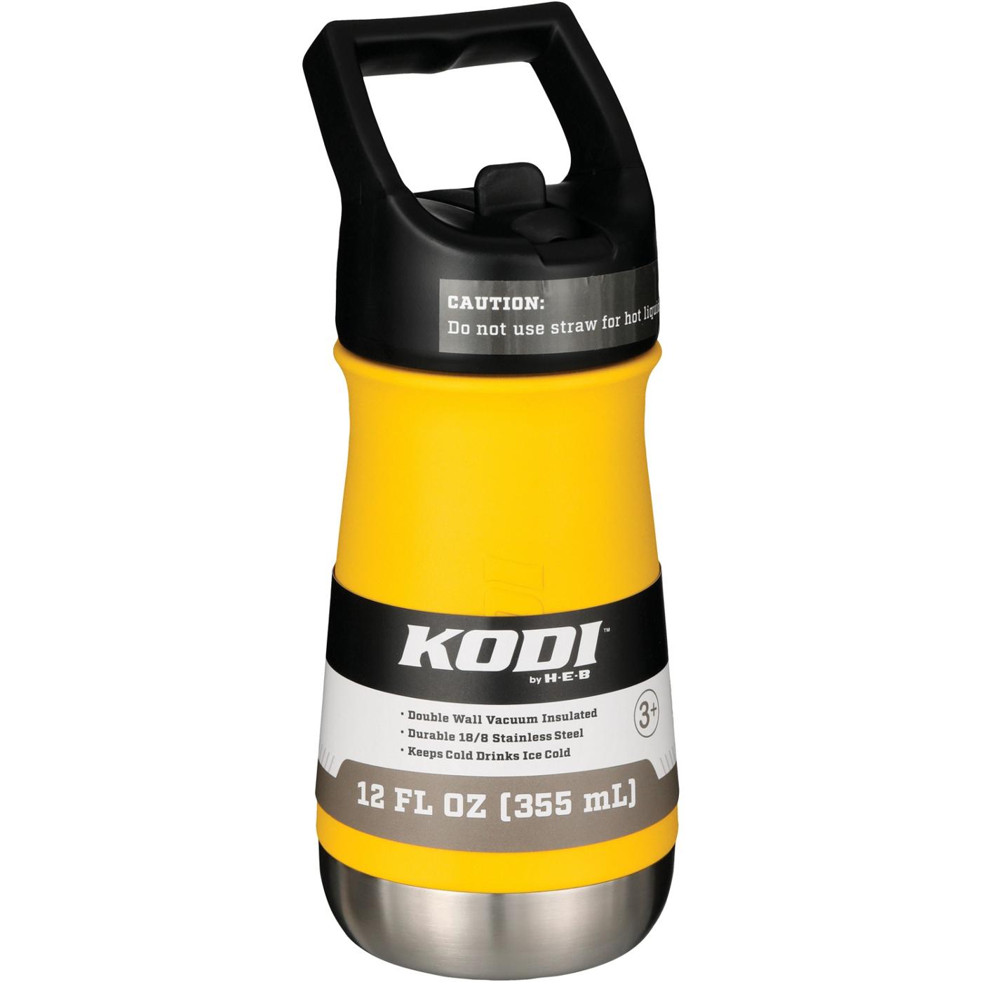 KODI by H-E-B Kids Stainless Steel Water Bottle - Bumblebee; image 1 of 2