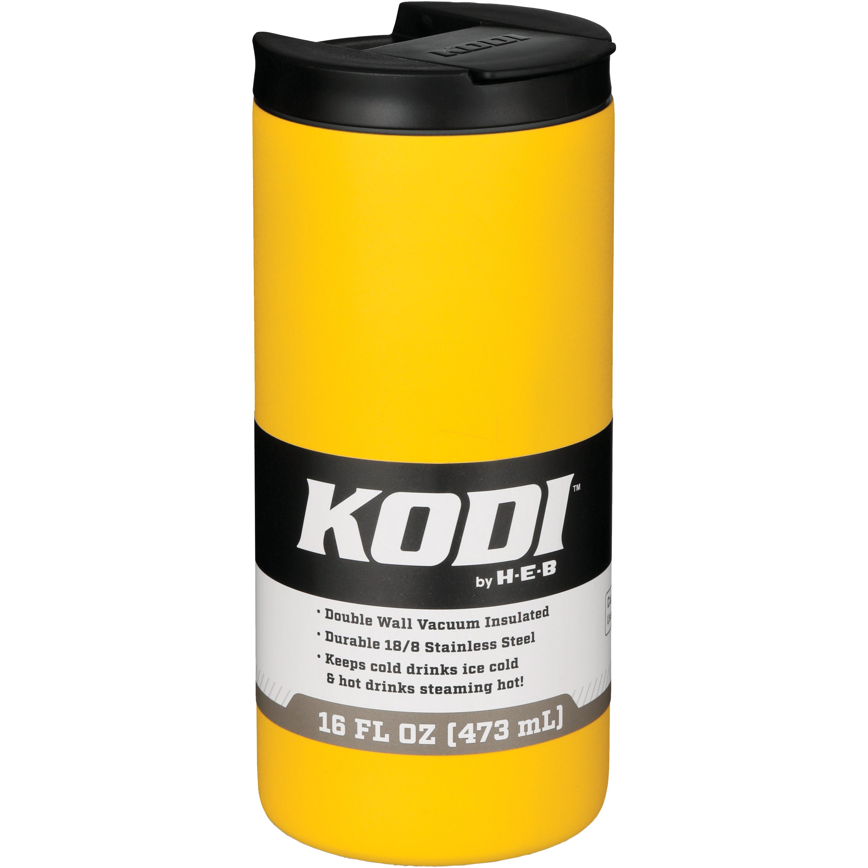 KODI By H-E-B Stainless Steel Spill Proof Travel Mug - Bumblebee - Shop ...