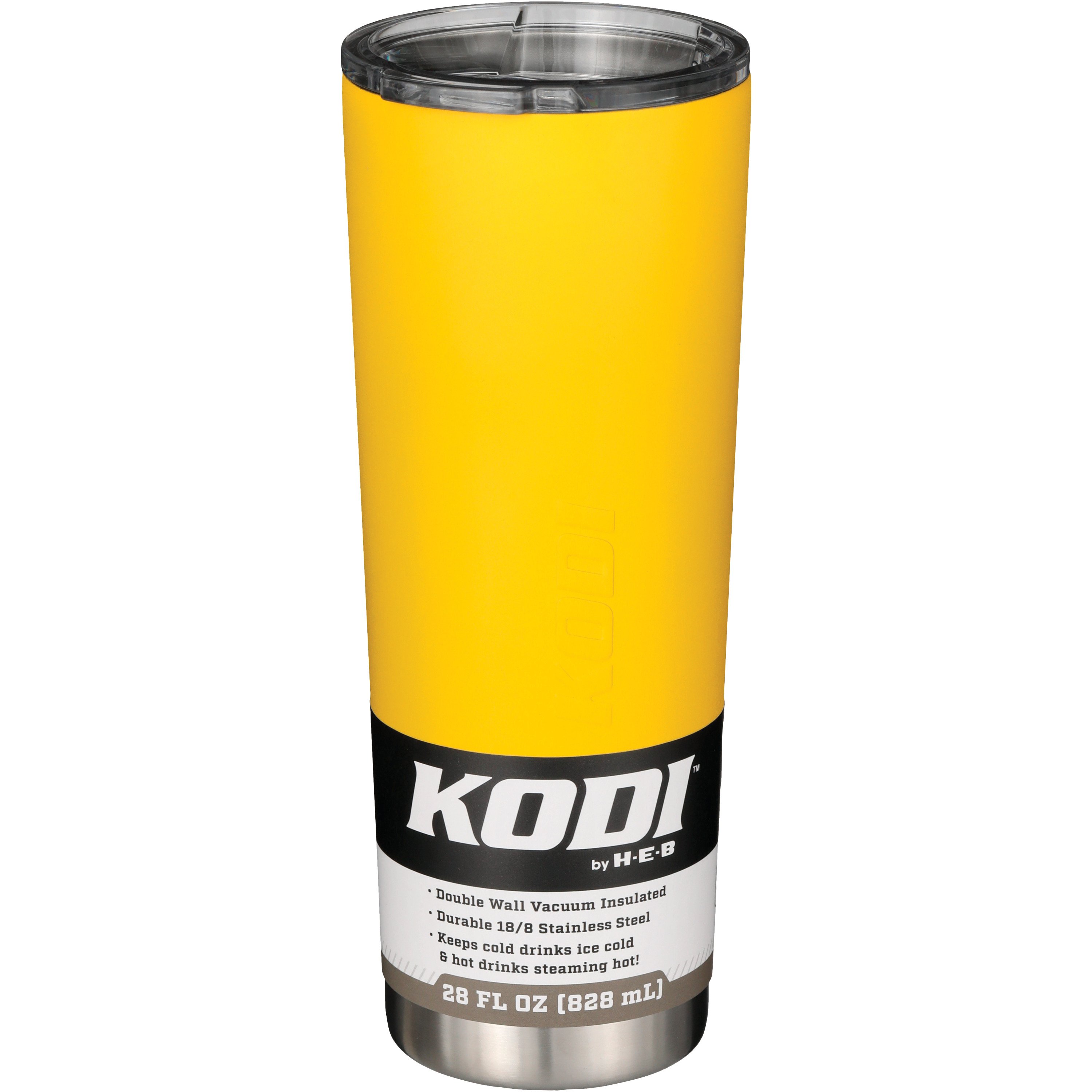 KODI By H-E-B Stainless Steel Insulated Slim Tumbler - Bumblebee - Shop ...