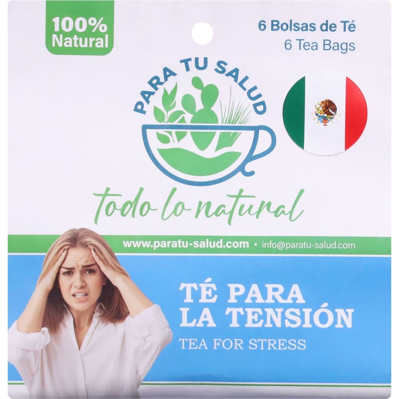 Para Tu Salud Tea Bags For Stress - Shop Tea at H-E-B