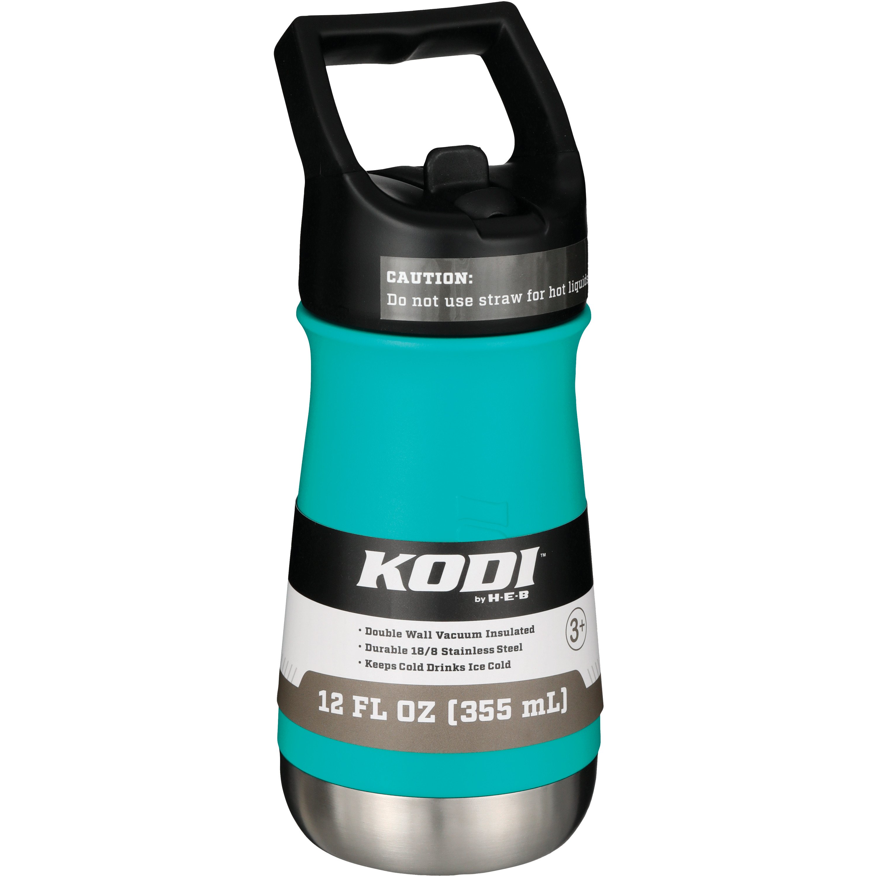 KODI By H-E-B Kids Stainless Steel Water Bottle - Jungle Green - Shop ...