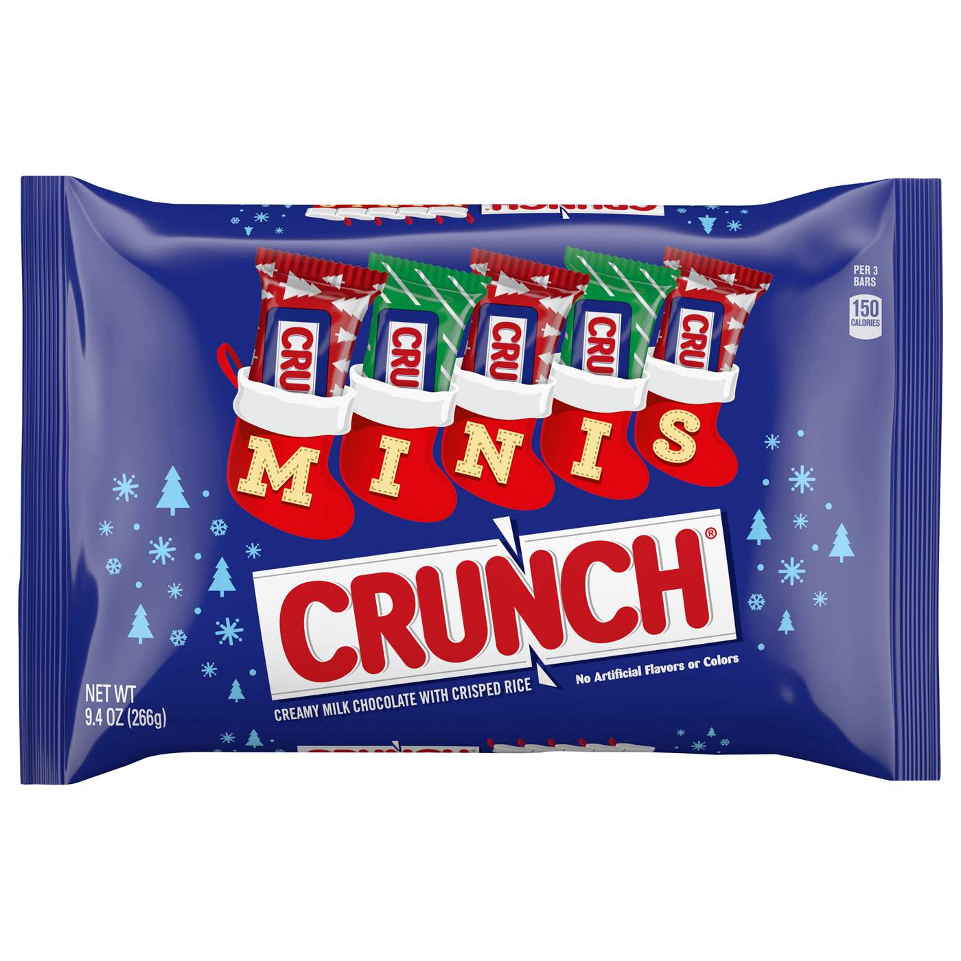 Crunch Minis Milk Chocolate Christmas Candy; image 1 of 3