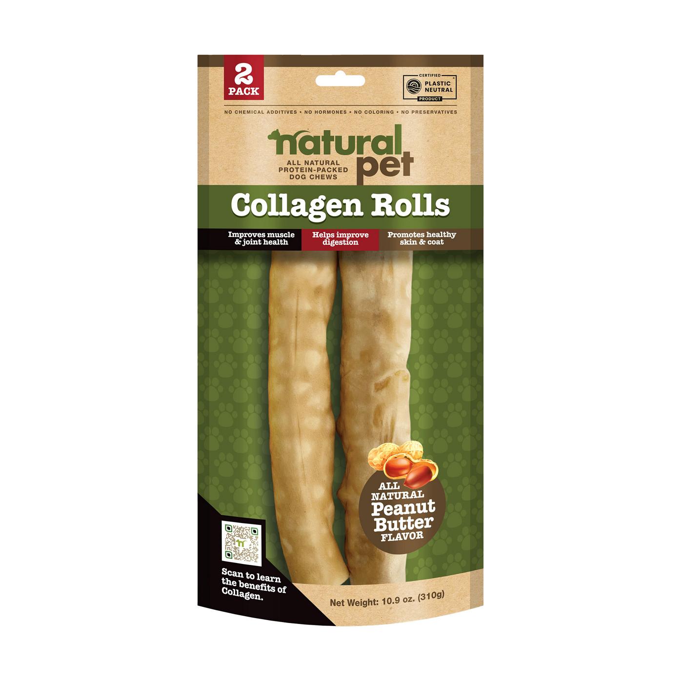 Natural Pet Collagen Rolls Dog Chews; image 1 of 2