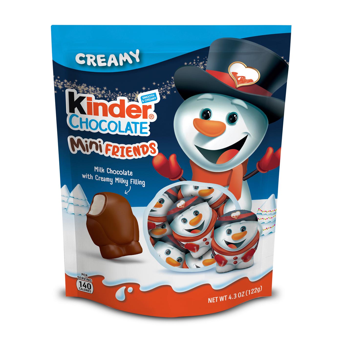 Kinder Chocolate Creamy Mini Friends Christmas Candy; image 1 of 13