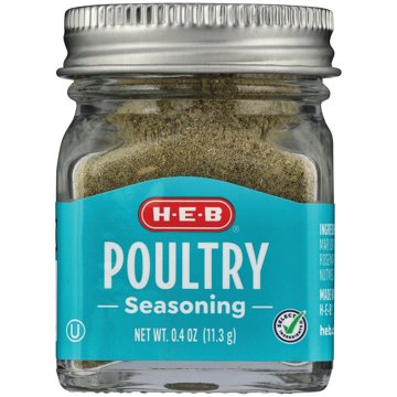 H-E-B Poultry Seasoning, 0.4 oz
