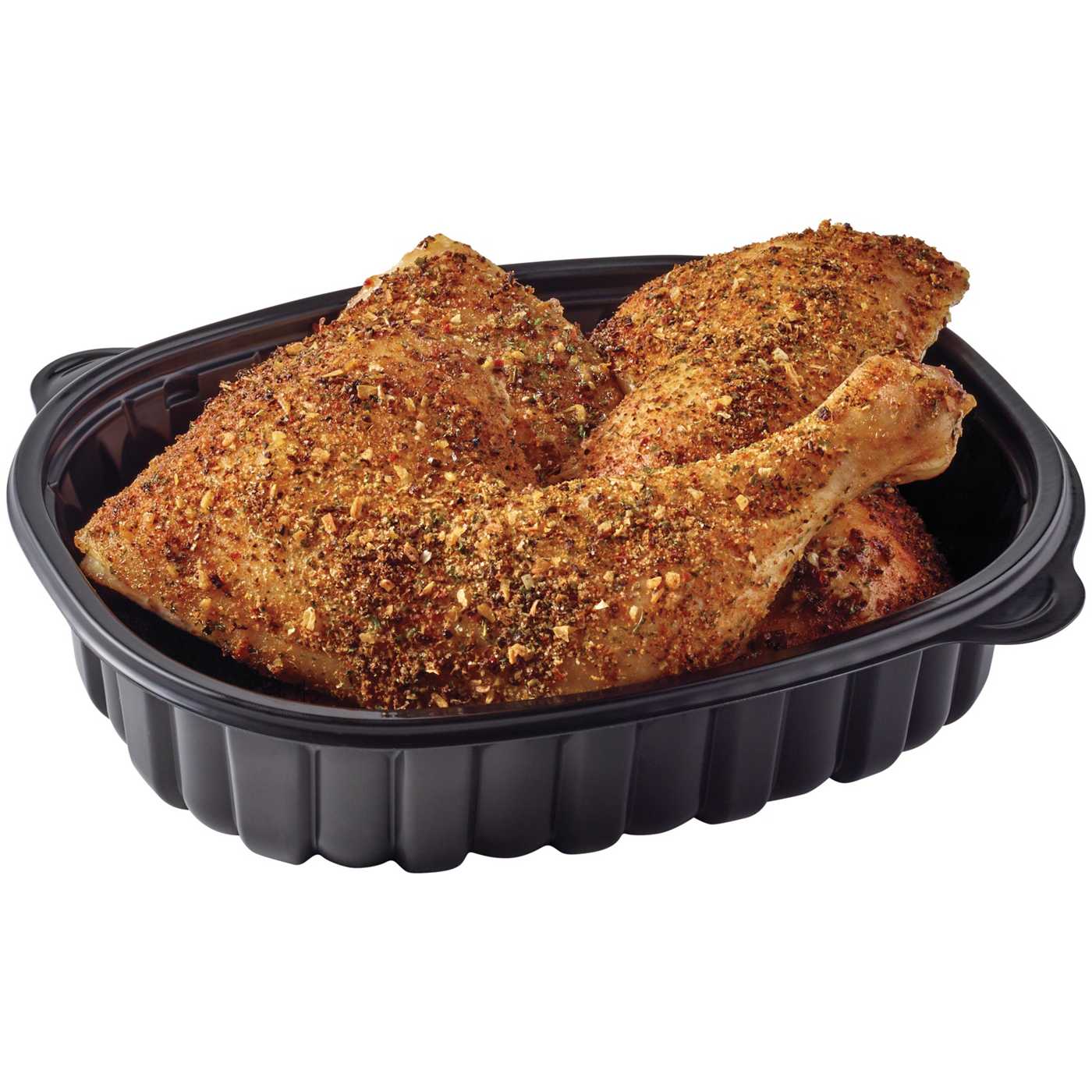 Meal Simple by H-E-B Chicken Leg Quarters – Garlic Herb (Sold Hot); image 3 of 3