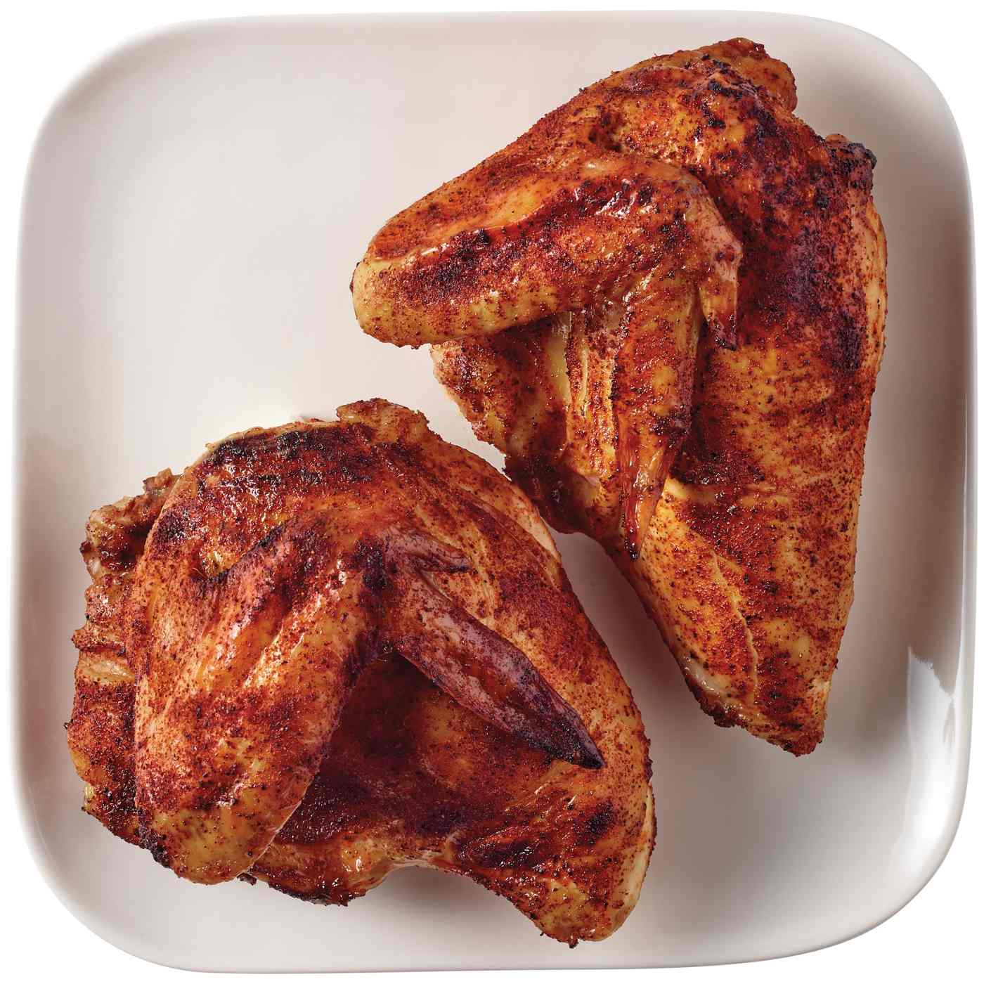Meal Simple by HEB Chicken Breast Quarters Mesquite BBQ (Sold Hot