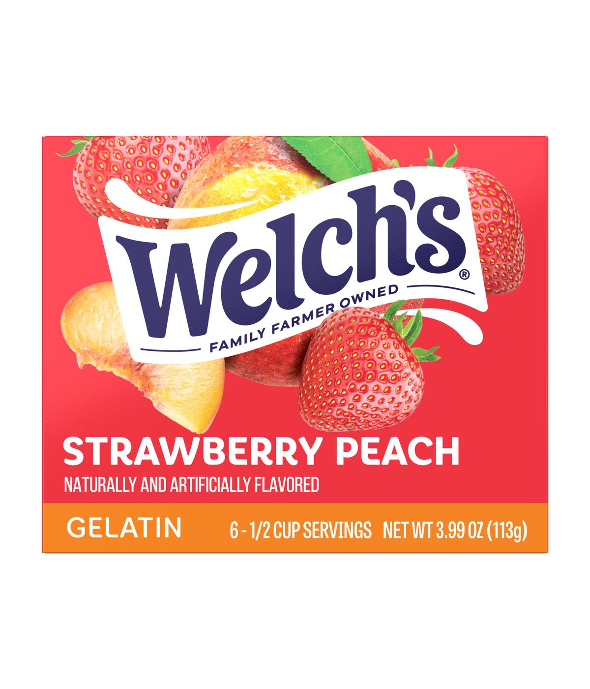 Welch's Gelatin - Strawberry Peach; image 1 of 3