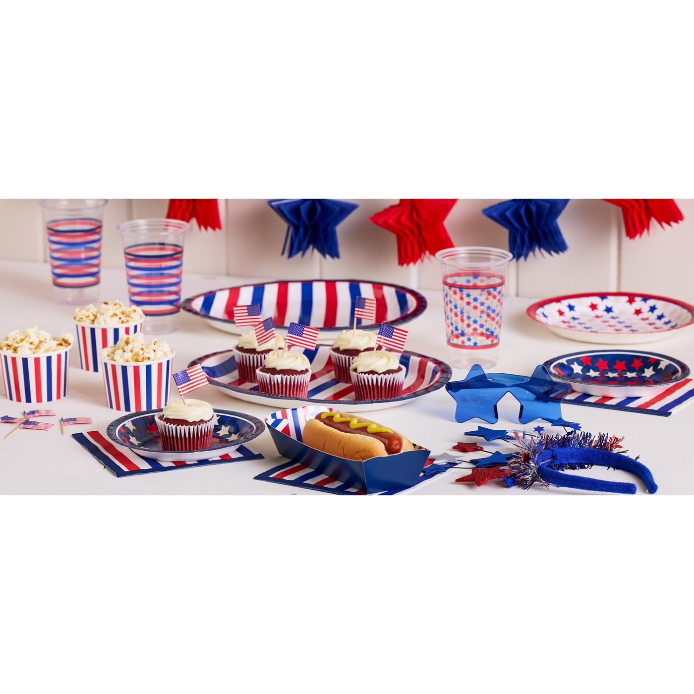 Destination Holiday Patriotic Honeycomb Star Banner; image 2 of 2