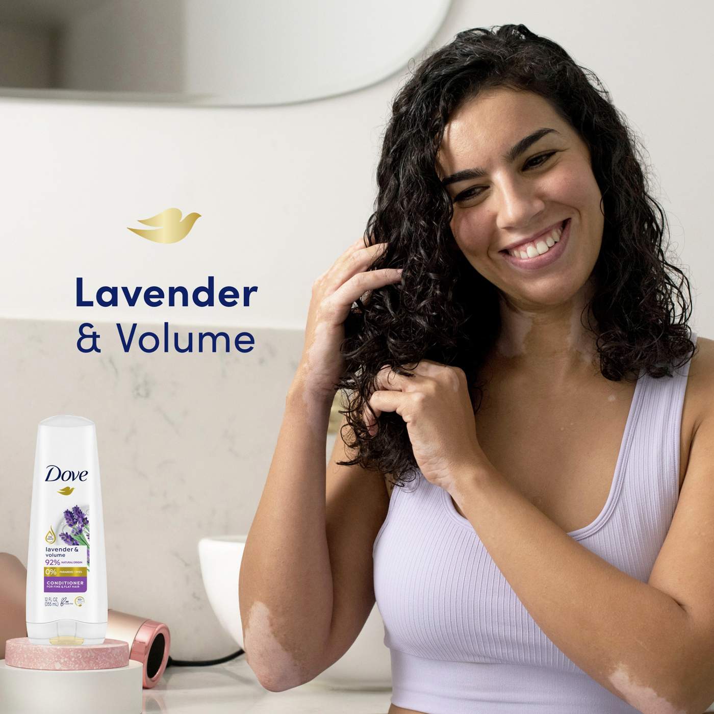 Dove Thickening Ritual Conditioner - Lavender ; image 2 of 3