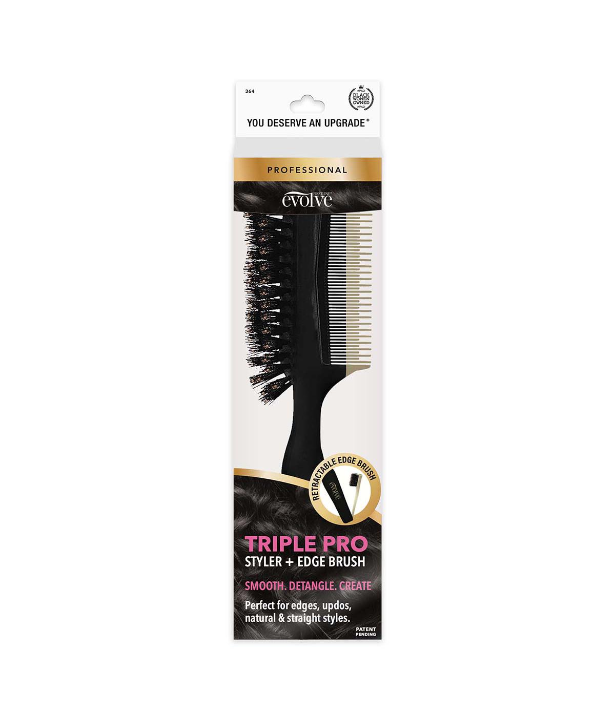 Evolve Triple Pro Styler + Edge Brush; image 1 of 2