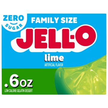 Jell-O Sugar Free Lime Instant Gelatin Mix, 0.6 oz