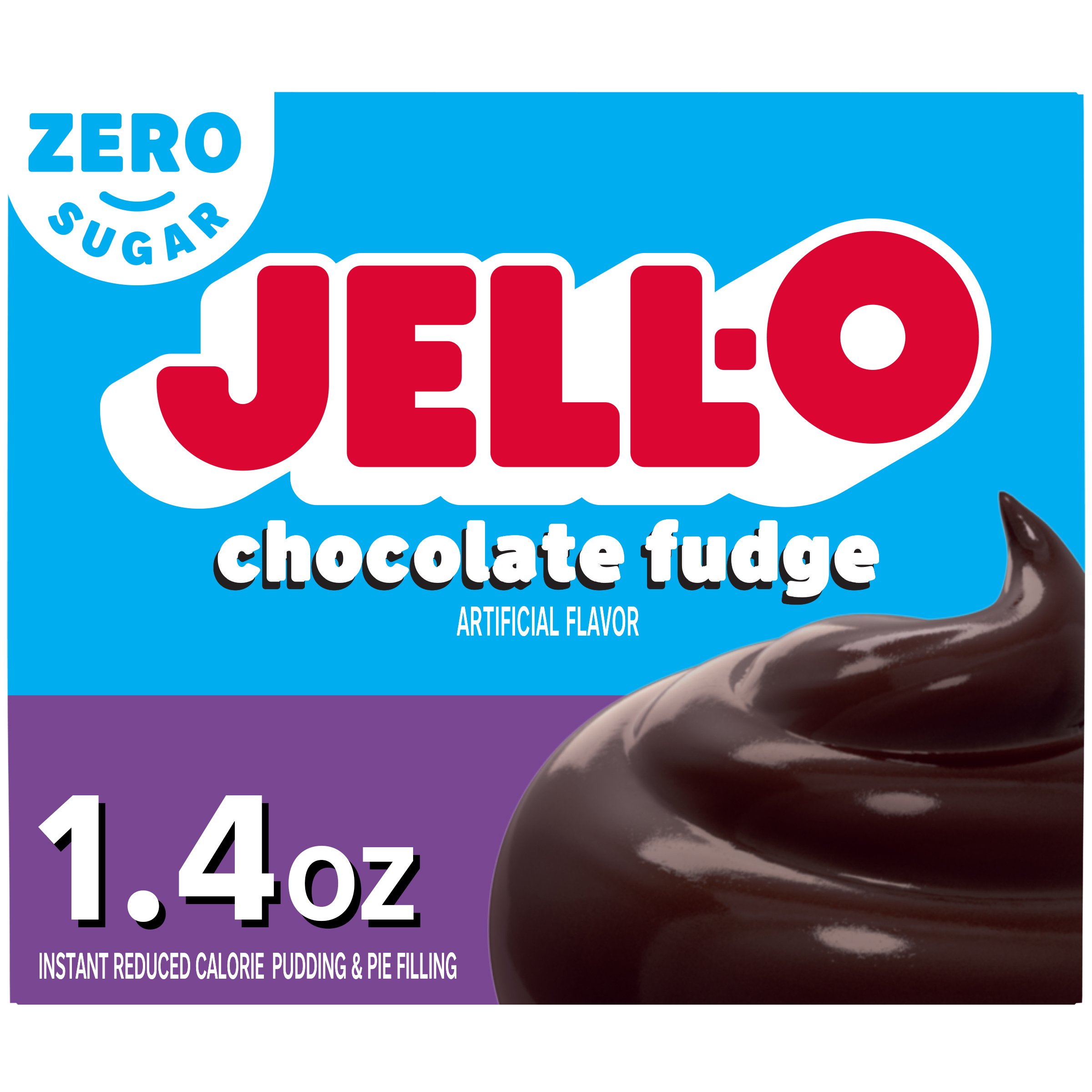 JellO Zero Sugar Chocolate Fudge Pudding Mix Shop Pudding & gelatin at HEB