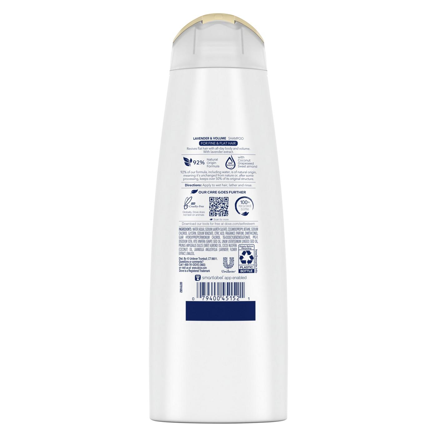 Dove Thickening Ritual Shampoo - Lavender; image 4 of 5