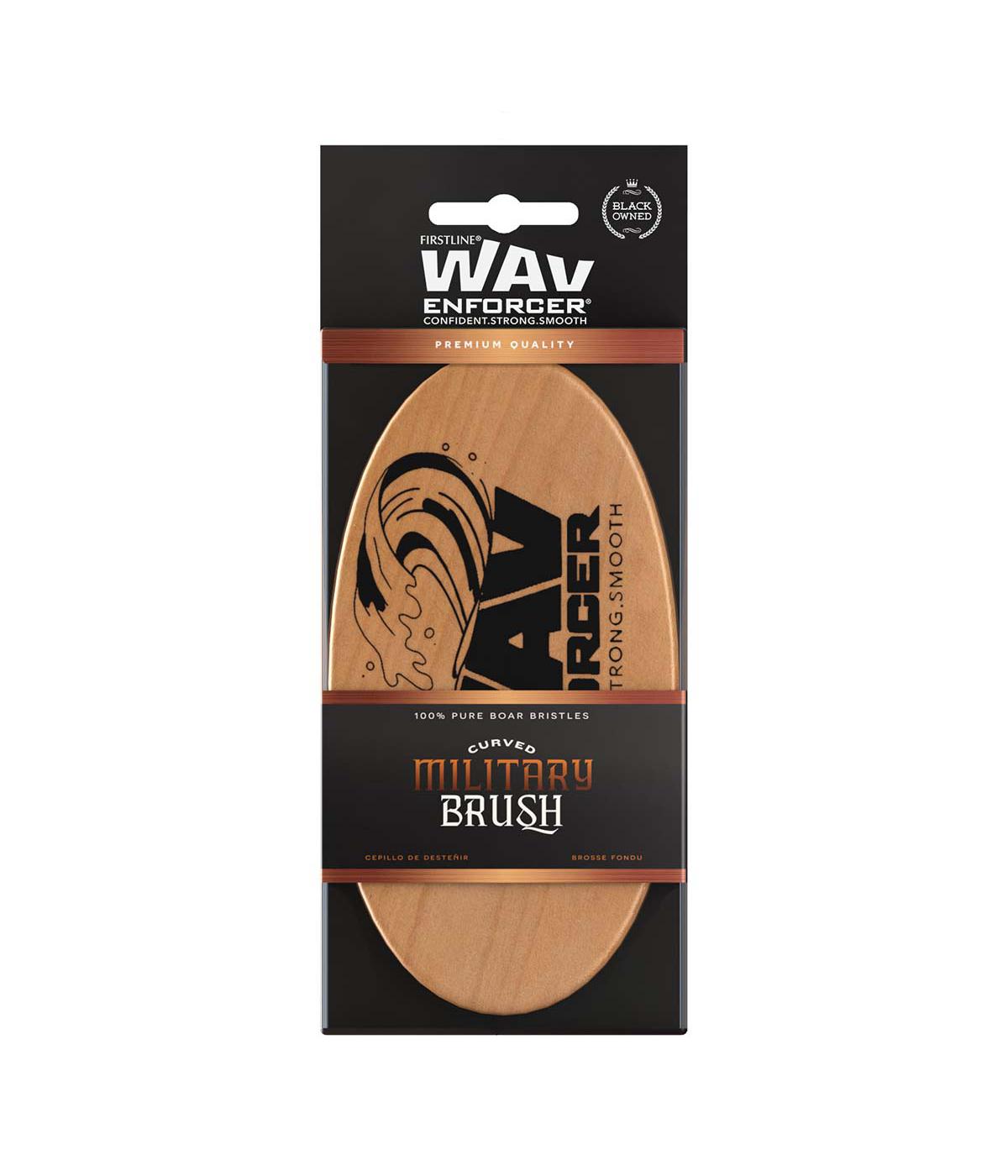 Wav Enforcer Curved Military Brush; image 1 of 2