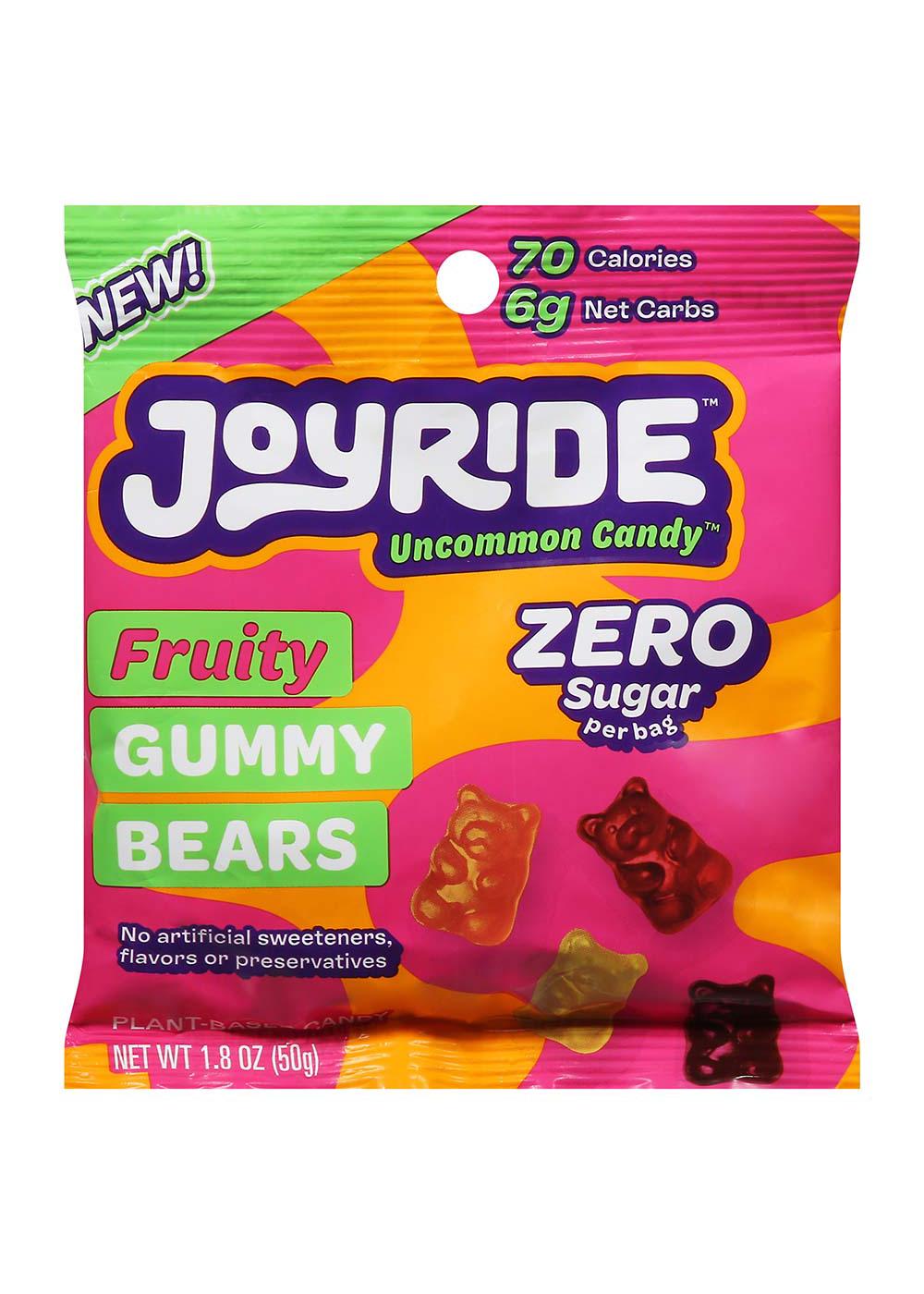 Joyride Zero Sugar Fruit Gummy Bears; image 1 of 2