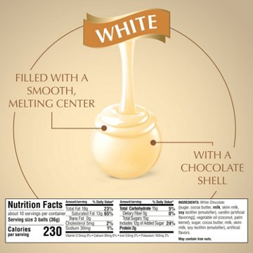 Lindt Lindor White Chocolate Truffles