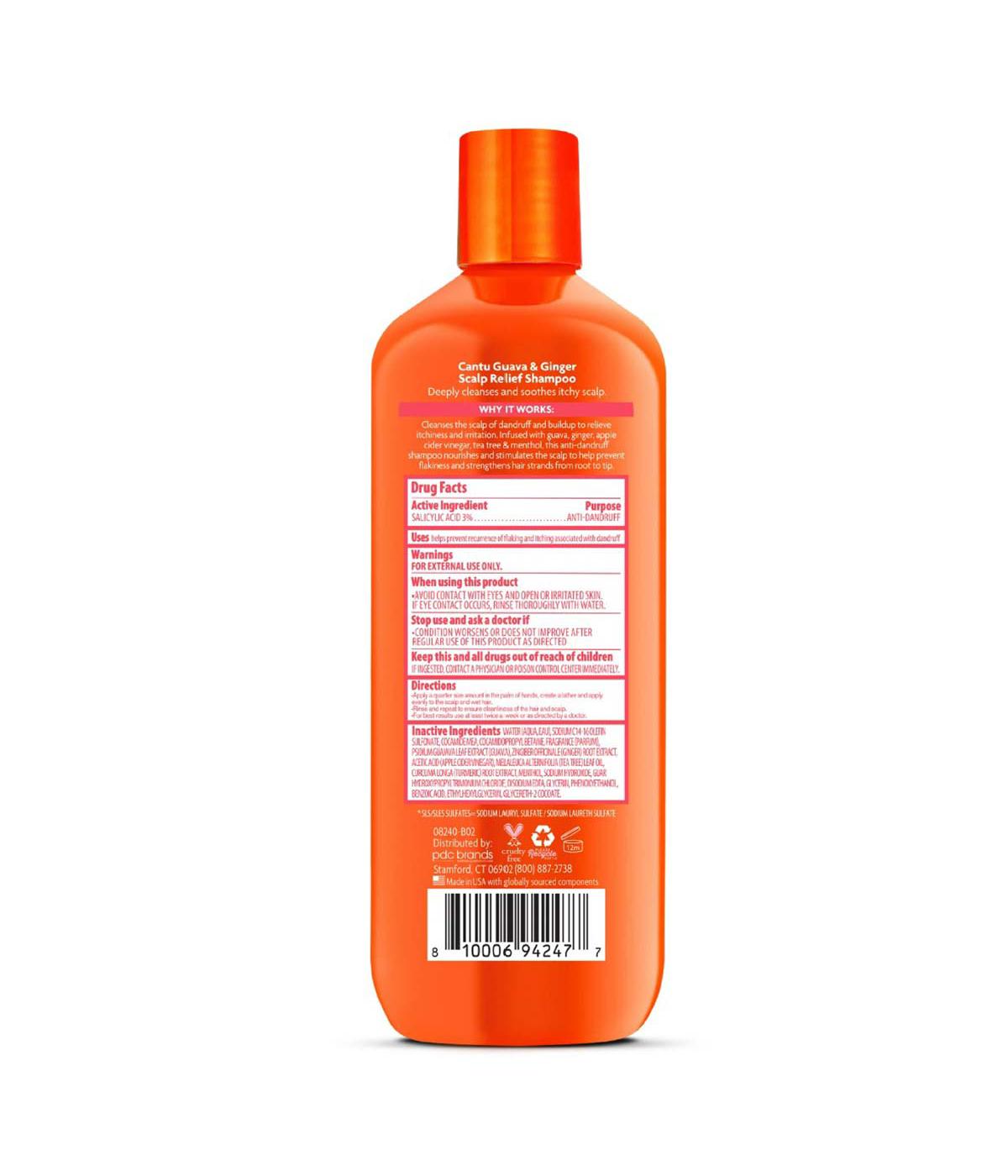 Cantu Anti-Dandruff Shampoo - Guava ; image 2 of 2