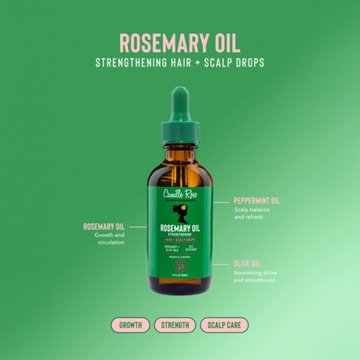 Camille Rose Strengthening Hair + Scalp Drops - Rosemary
