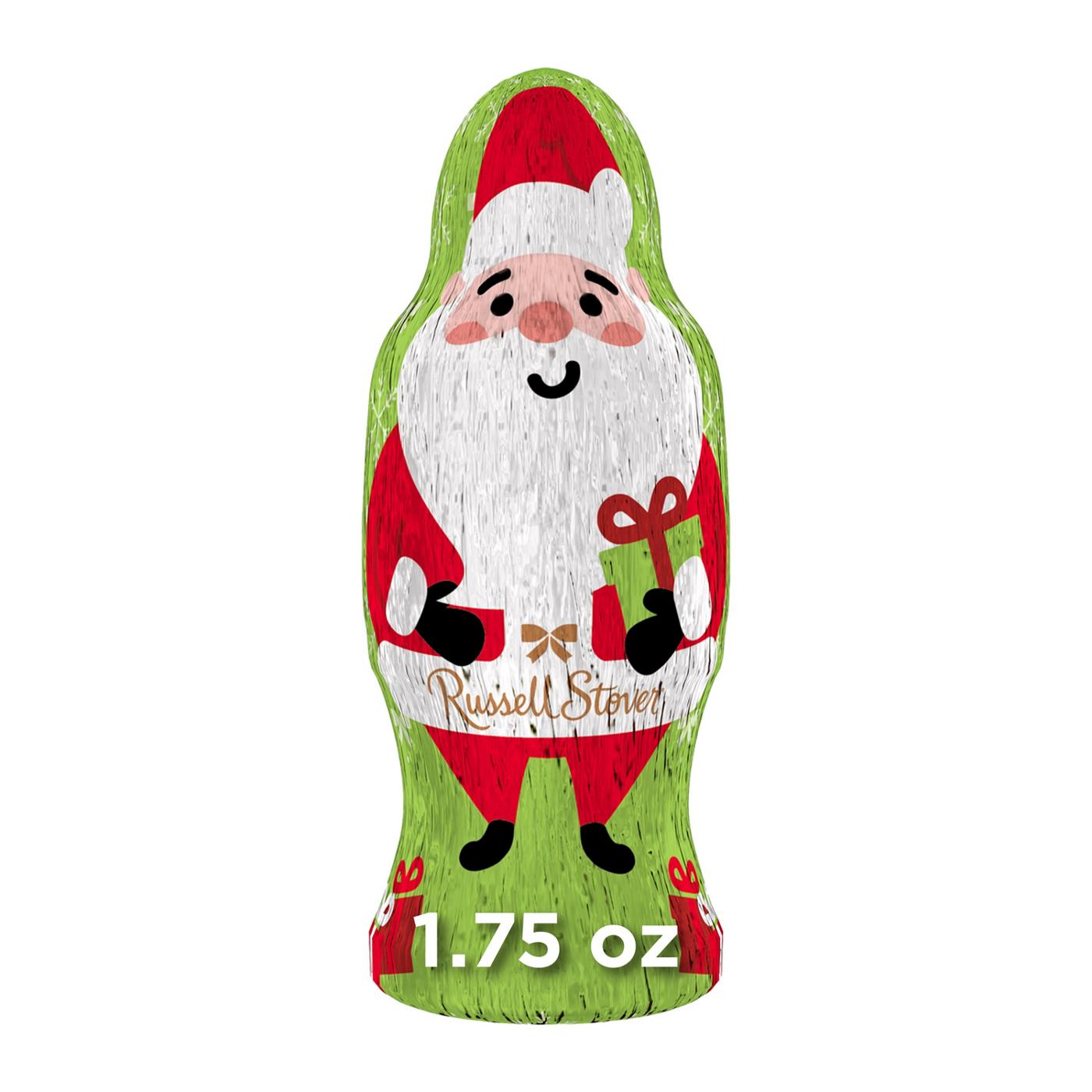 Russell Stover Hollow Milk Chocolate Santa Christmas Candy; image 1 of 5