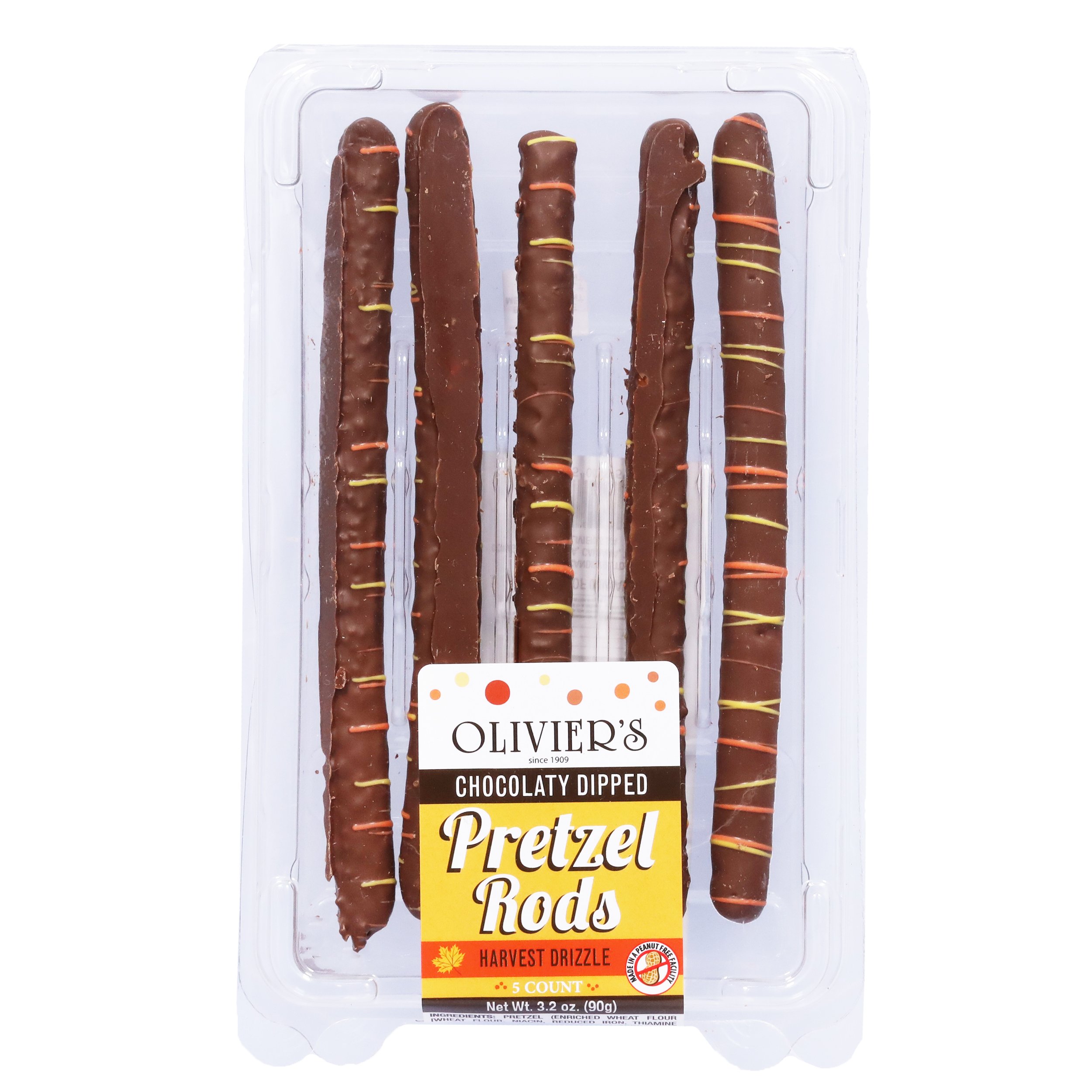 Olivier's Candies Fall Harvest ChocolateCovered Pretzel Rods Shop