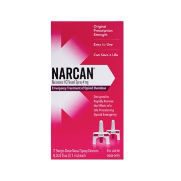 Narcan Emergency Treatment of Opioid Overdose Nasal Spray, 2 pk