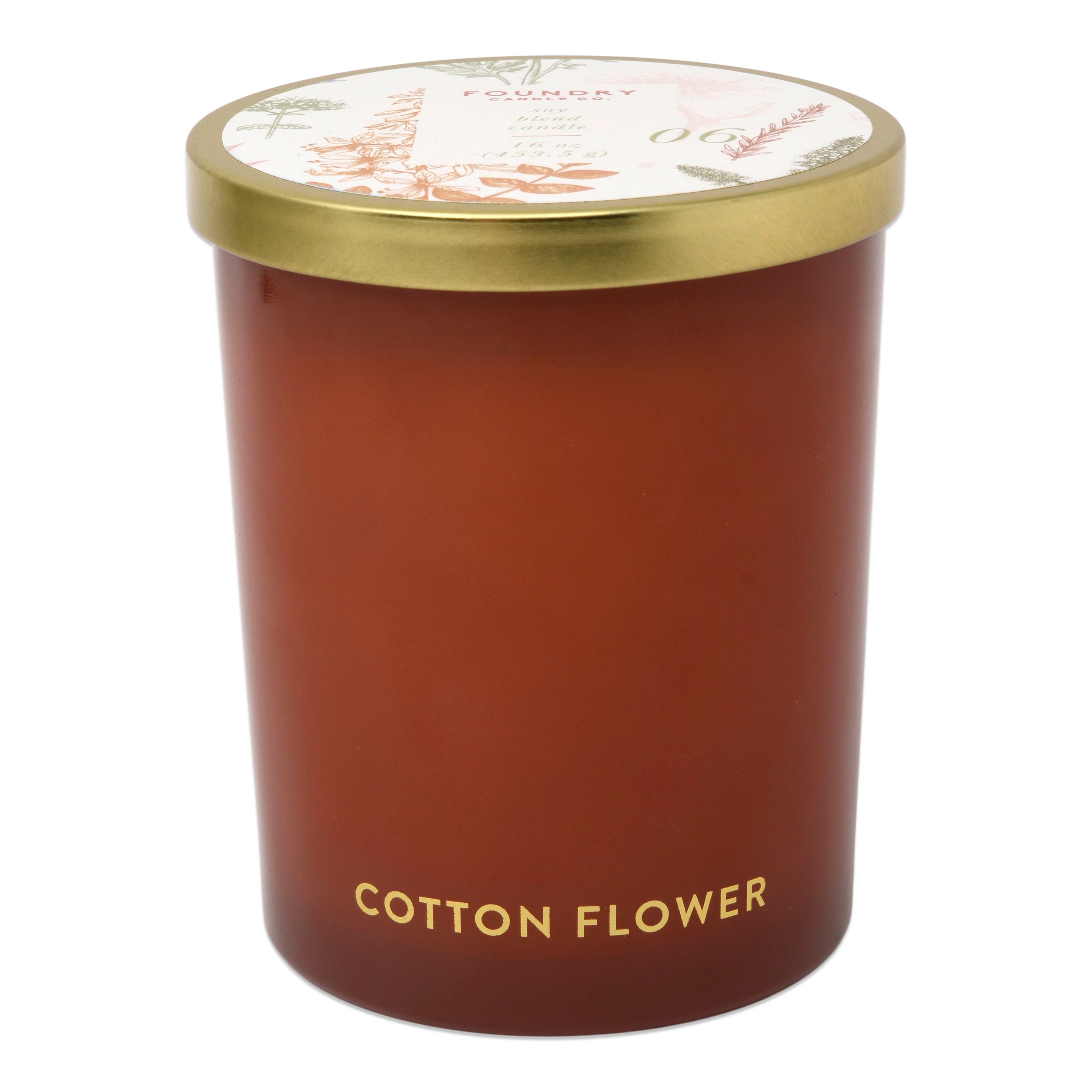 Foundry Candle Co. Cotton Flower Scented Soy Candle Shop Candles at HEB