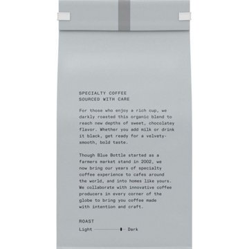 Blue Bottle Coffee Bold Dark Roast Whole Bean Coffee