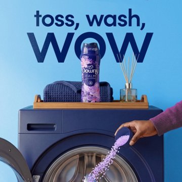 Downy Calm In-Wash Laundry Scent Booster Beads - Soothing Lavender and Vanilla Bean Scent