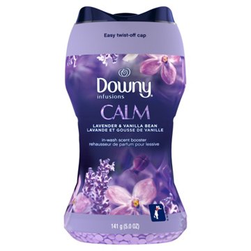 Downy Infusions CALM In-Wash Laundry Scent Booster Beads - Soothing Lavender and Vanilla Bean, 5 oz