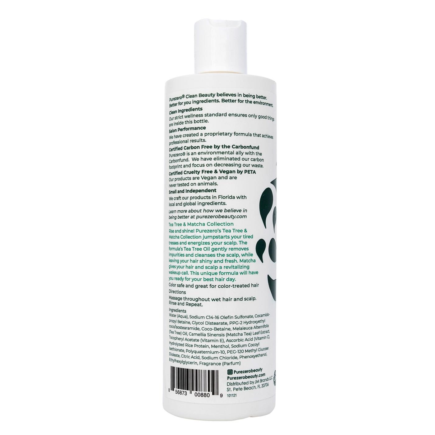 Purezero Tea Tree & Matcha Invigorating Shampoo; image 2 of 2