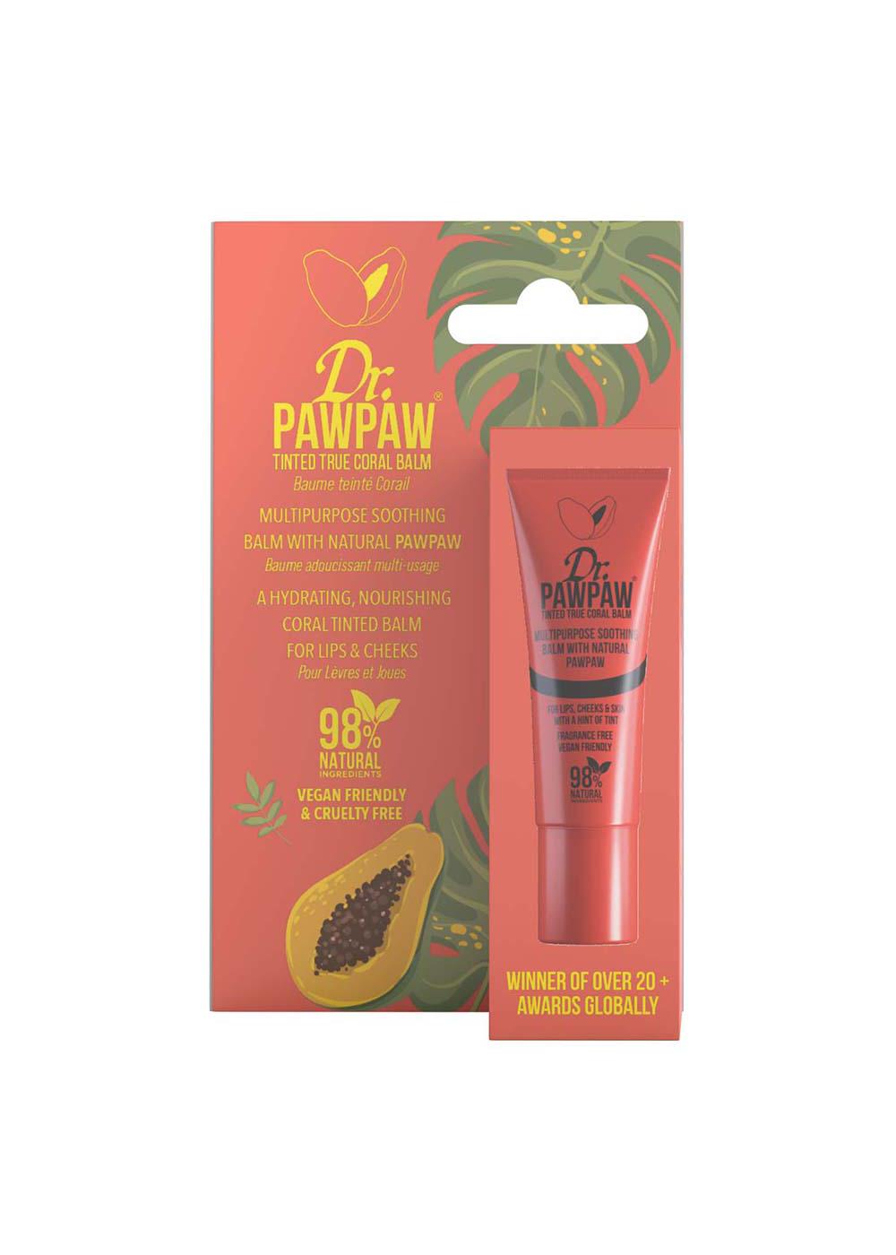 Dr. PawPaw Tinted True Coral Balm; image 1 of 2