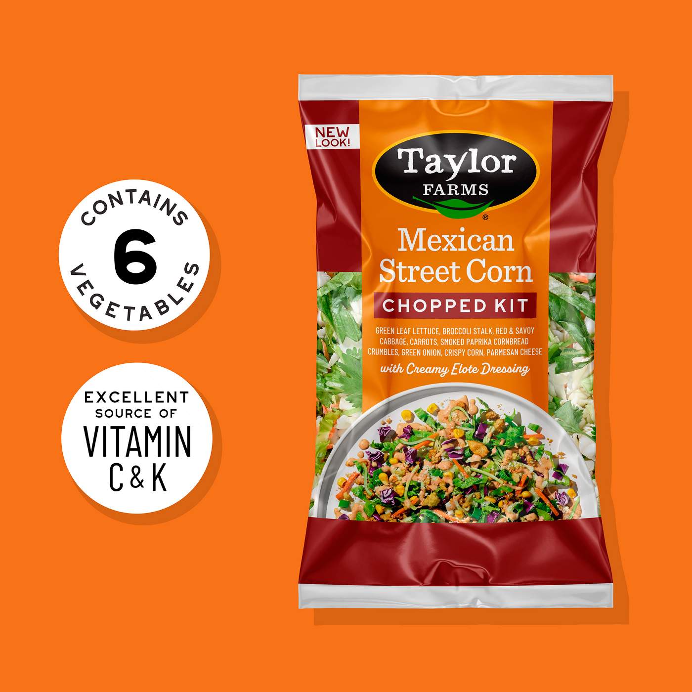 Taylor Farms Mexican St Corn Chopped Salad Kit; image 2 of 5