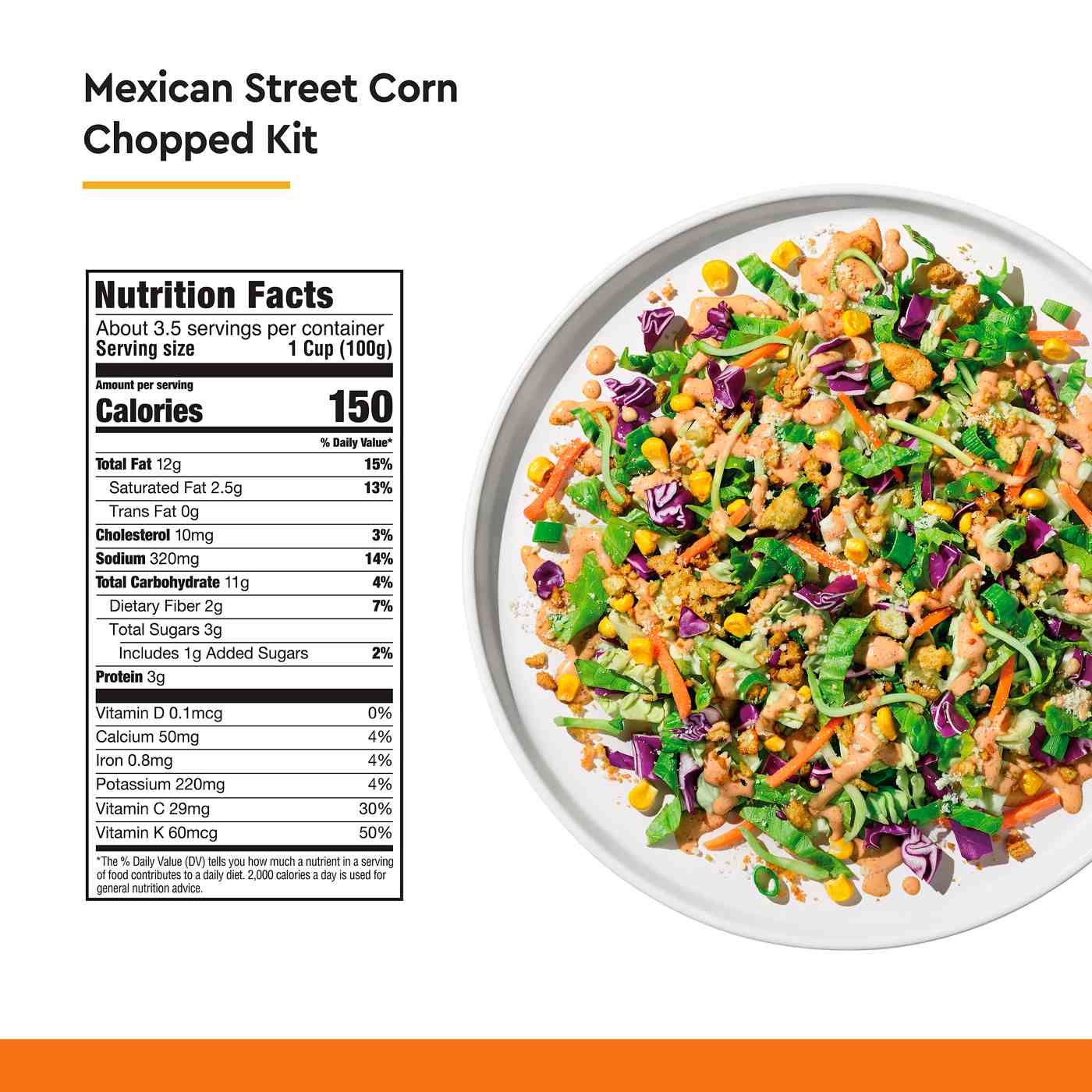 Taylor Farms Mexican St Corn Chopped Salad Kit; image 3 of 5
