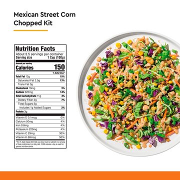 Taylor Farms Mexican St Corn Chopped Salad Kit, 11.62 oz
