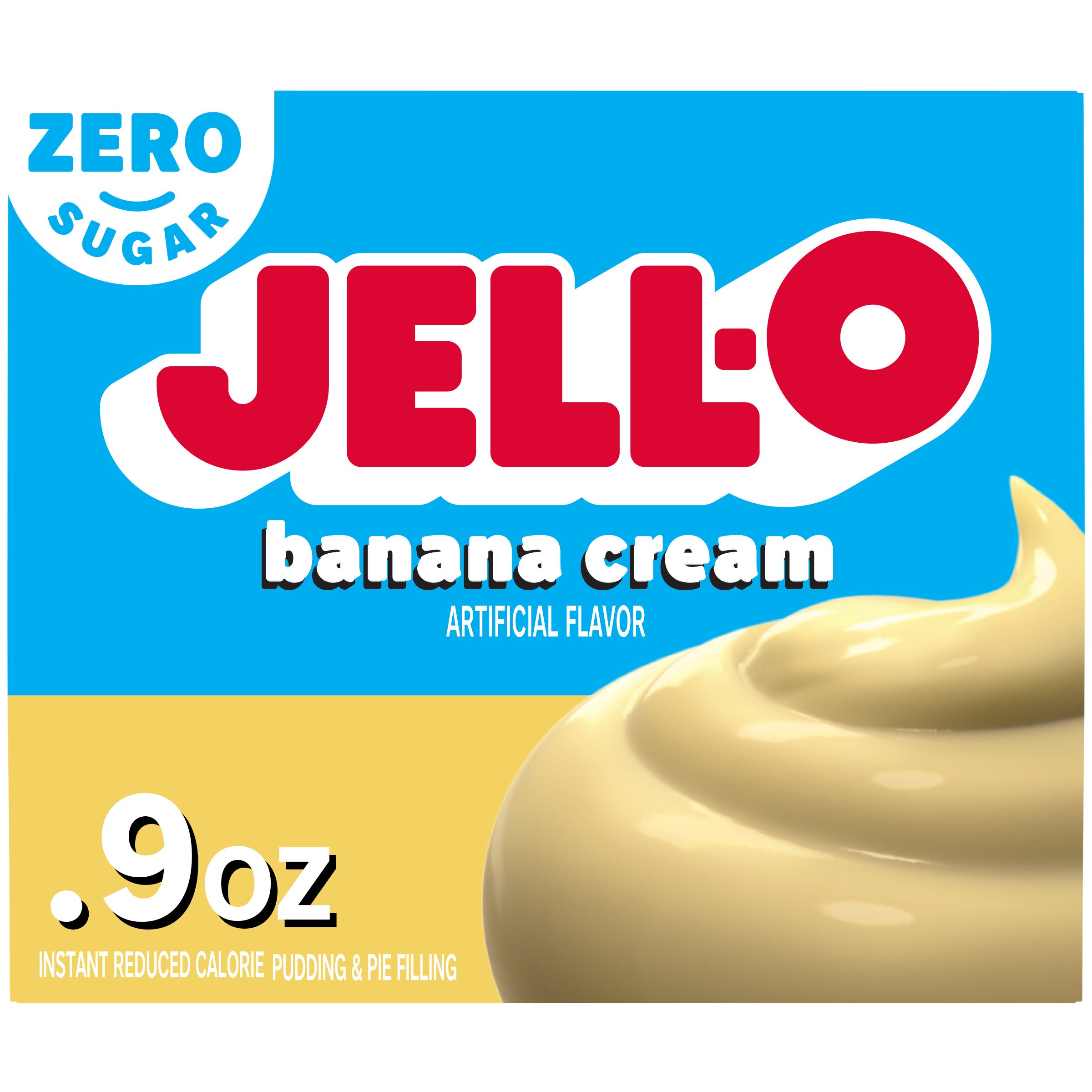 Jell O Zero Sugar Banana Cream Instant Pudding Mix Shop Pudding 