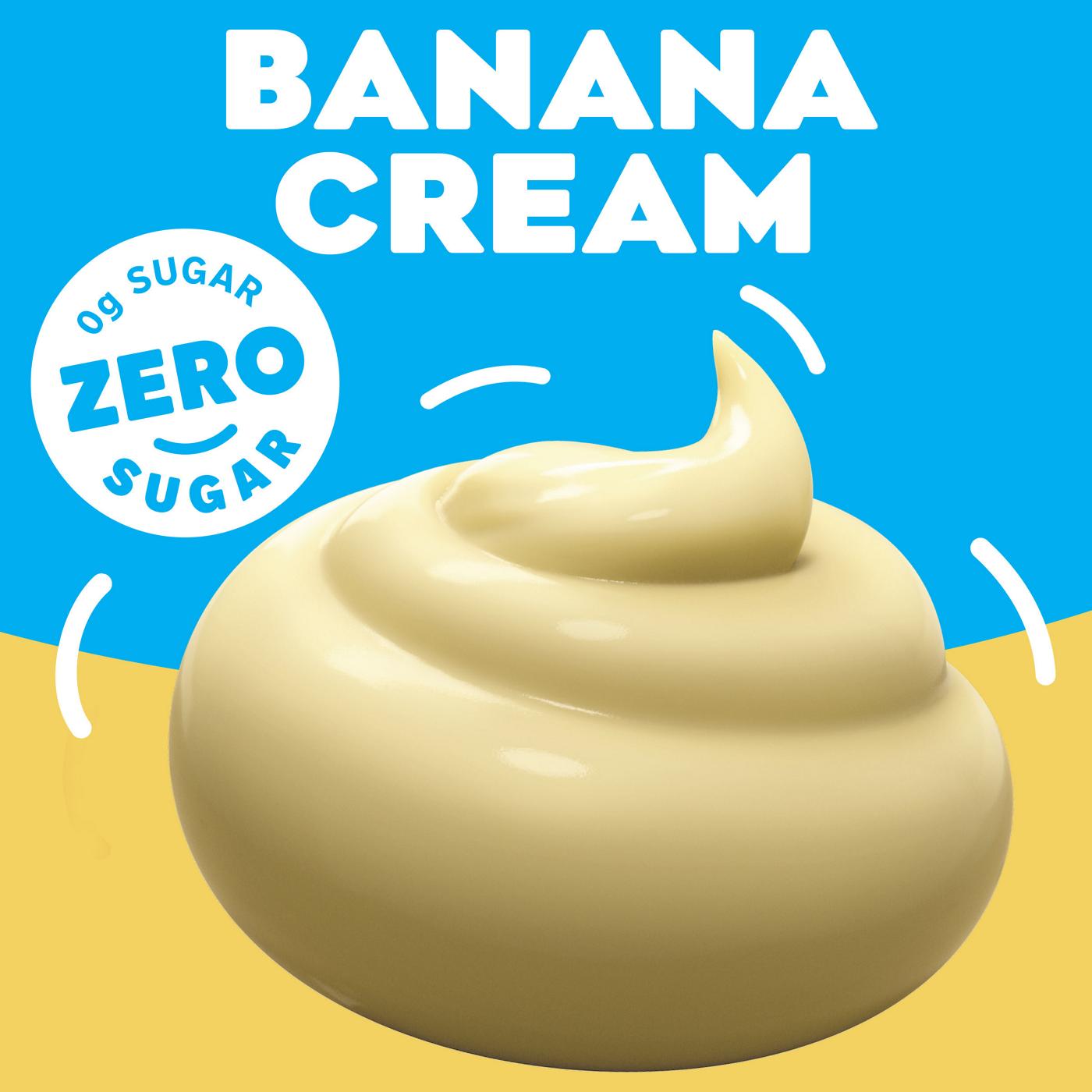 Jell-O Zero Sugar Banana Cream Instant Pudding Mix; image 4 of 4