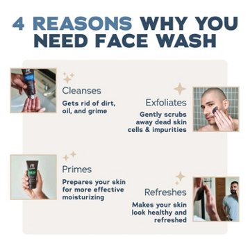 Dr. Squatch Men's Natural Face Wash - Cool Fresh Aloe